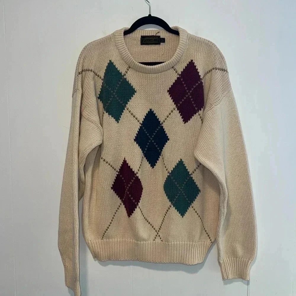 Eddie Bauer Outdoor Outfitter Seattle USA Men’s Vintage 90’s Sweater 1071